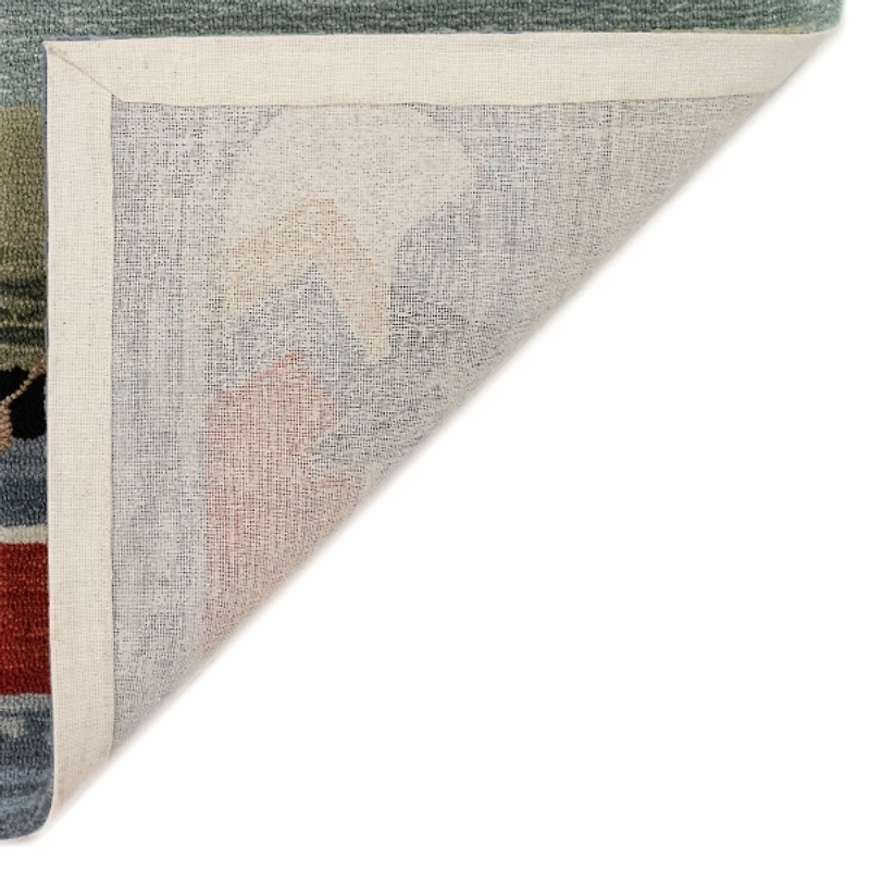 Black Bear Canoe Trip Outdoor Rug, 1.8x2.6