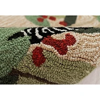 Birds & Berries Indoor/Outdoor Rug, 1x2