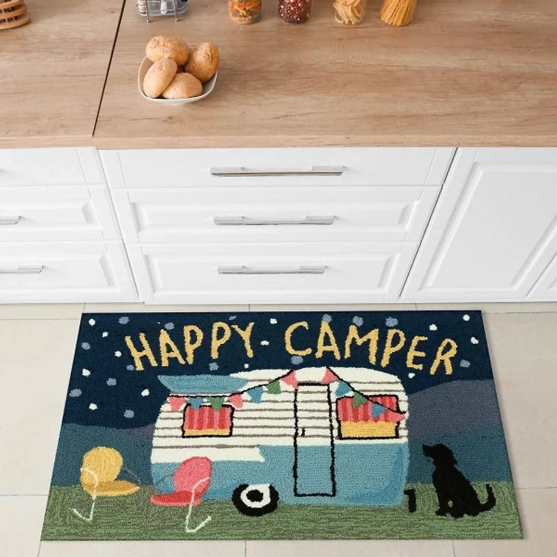 Happy Camper Indoor/Outdoor Accent Rug