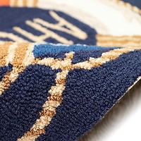 Navy Ahoy Indoor/Outdoor Accent Rug