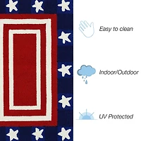 Stars & Stripes Indoor/Outdoor Accent Rug