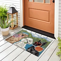 Racket Dogs Indoor/Outdoor Accent Rug