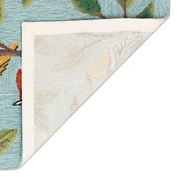 Blue Bird Choir Indoor/Outdoor Accent Rug
