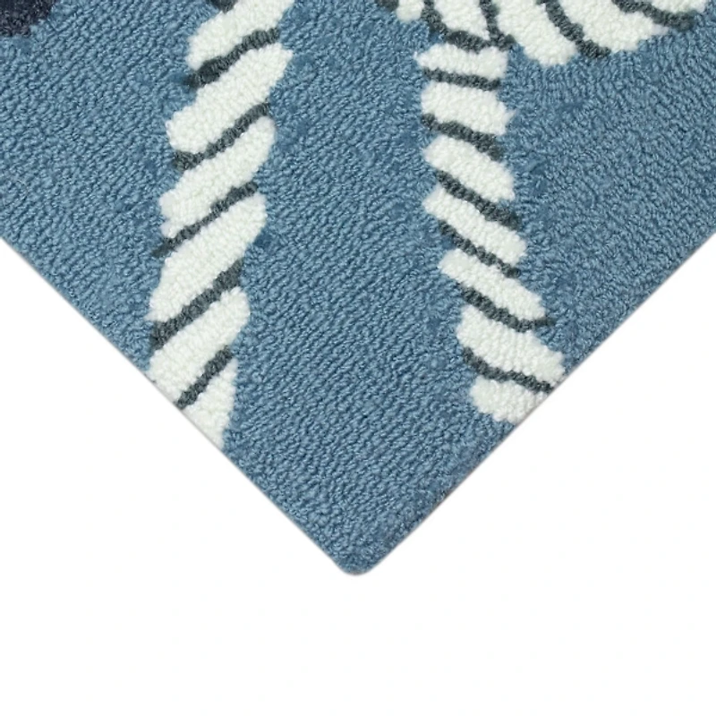 Blue Marine Helm Indoor/Outdoor Accent Rug, 1x2