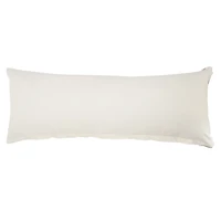 Gray and White Mandala Lumbar Pillow