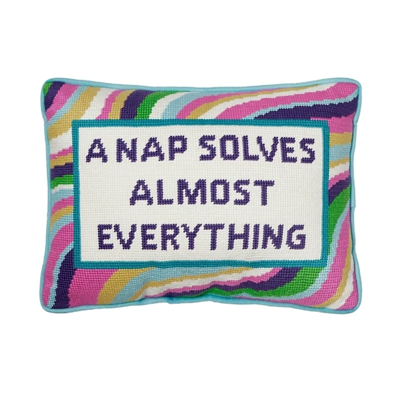 A Nap Almost Solves Everything Lumbar Pillow