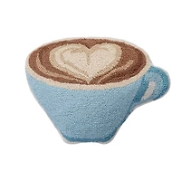 Latte Shaped Hooked Pillow
