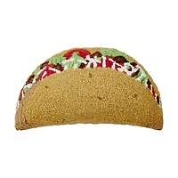 Taco Shaped Hooked Pillow