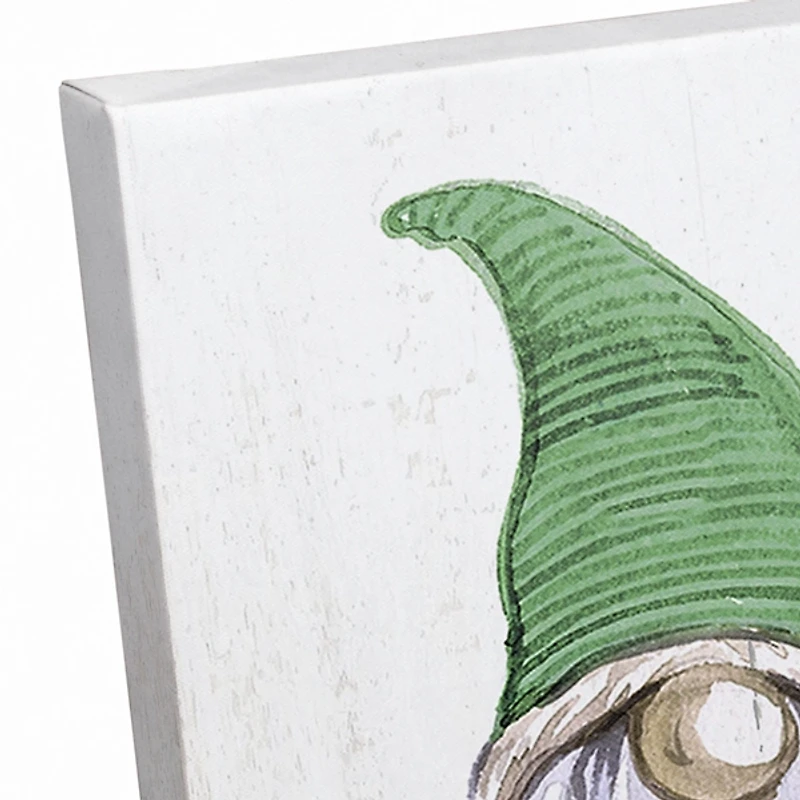 Luck Love Gnomes Canvas Art Print