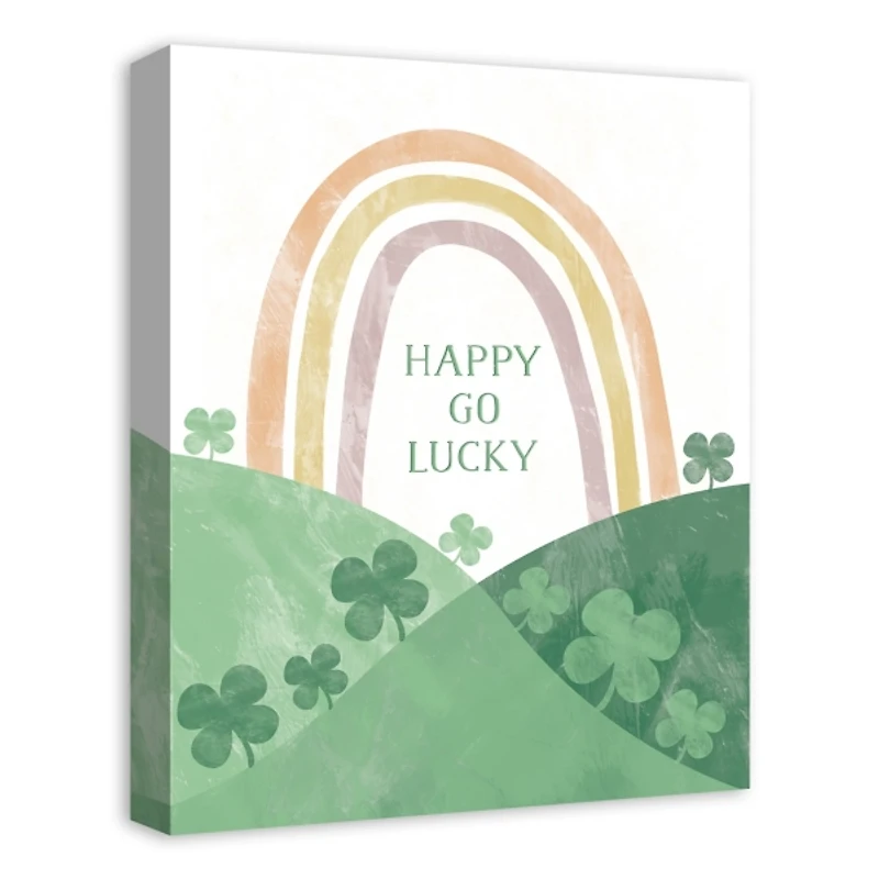 Happy Go Lucky Rainbow Canvas Art Print