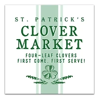 Clover Market Canvas Art Print