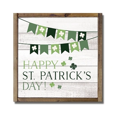 Happy St Patricks Day Framed Wall Plaque