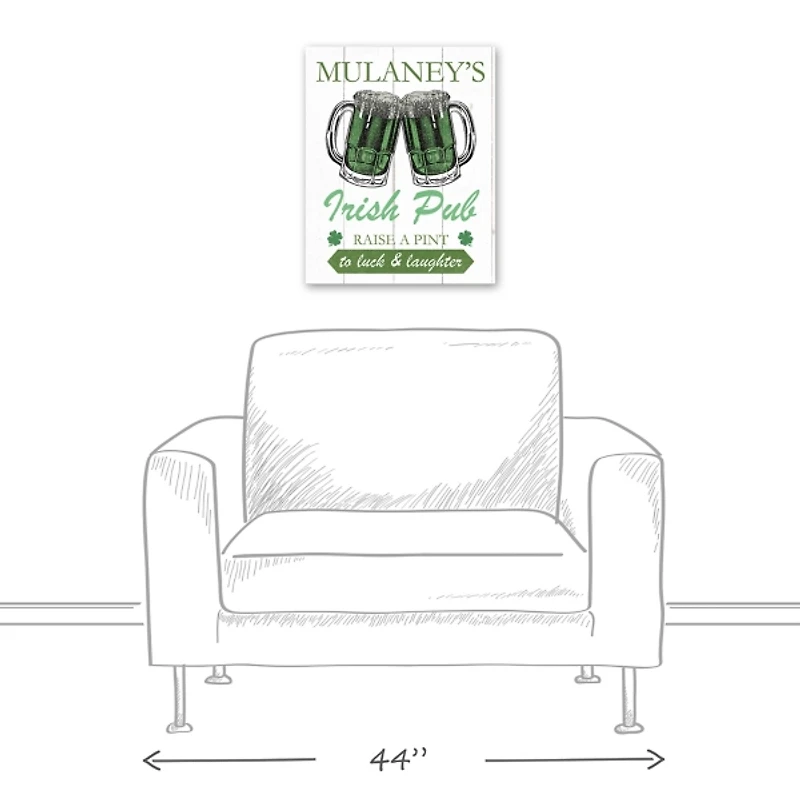 Personalized Irish Pub Canvas Art Print