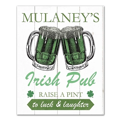 Personalized Irish Pub Canvas Art Print