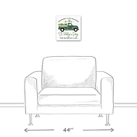Personalized St. Patricks Day Truck Canvas Print