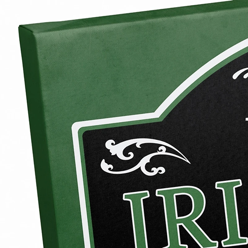Personalized Irish Pub Established Canvas Print