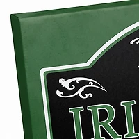 Personalized Irish Pub Established Canvas Print