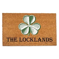 Personalized Family Clover Doormat