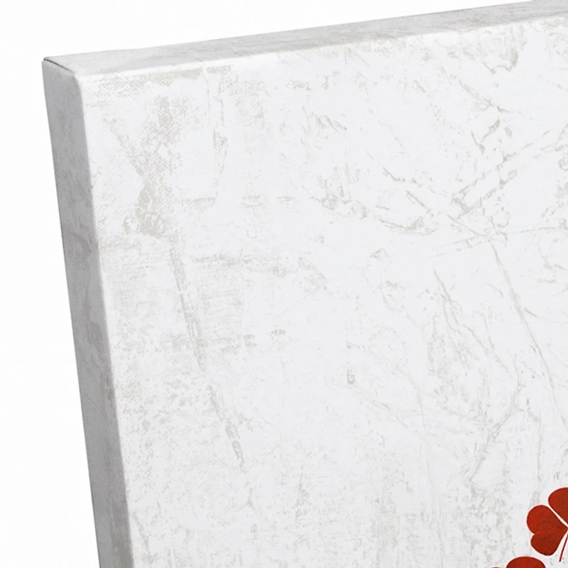 Personalized Rainbow Clovers Canvas Art Print