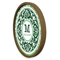 Personalized Green Medallion Wall Plaque