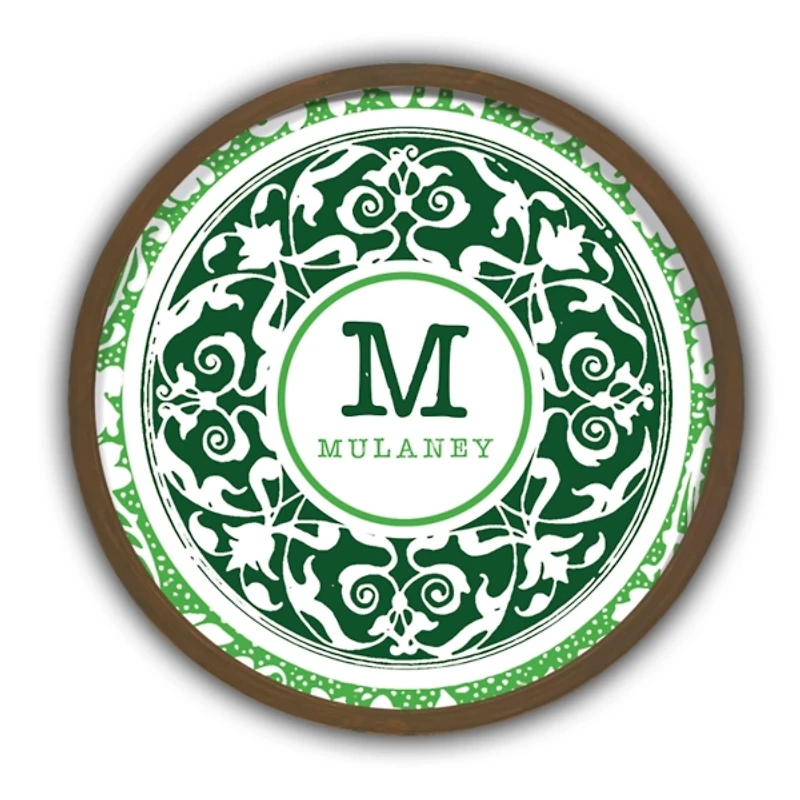Personalized Green Medallion Wall Plaque