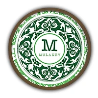 Personalized Green Medallion Wall Plaque