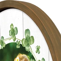 Personalized Shamrock Wreath Wall Plaque