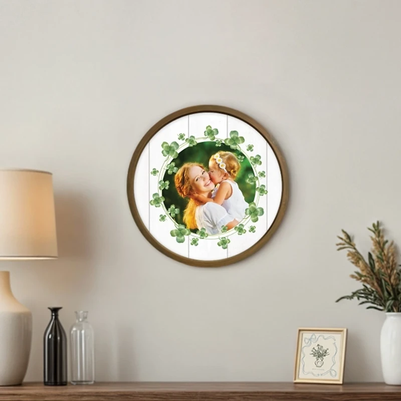 Personalized Shamrock Wreath Wall Plaque