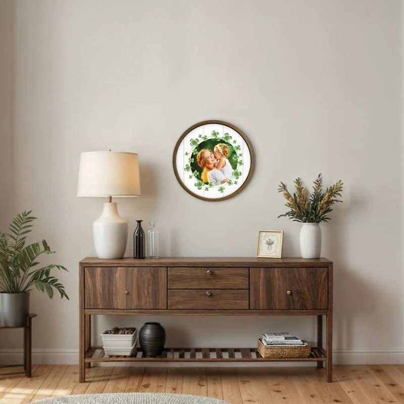 Personalized Shamrock Wreath Wall Plaque