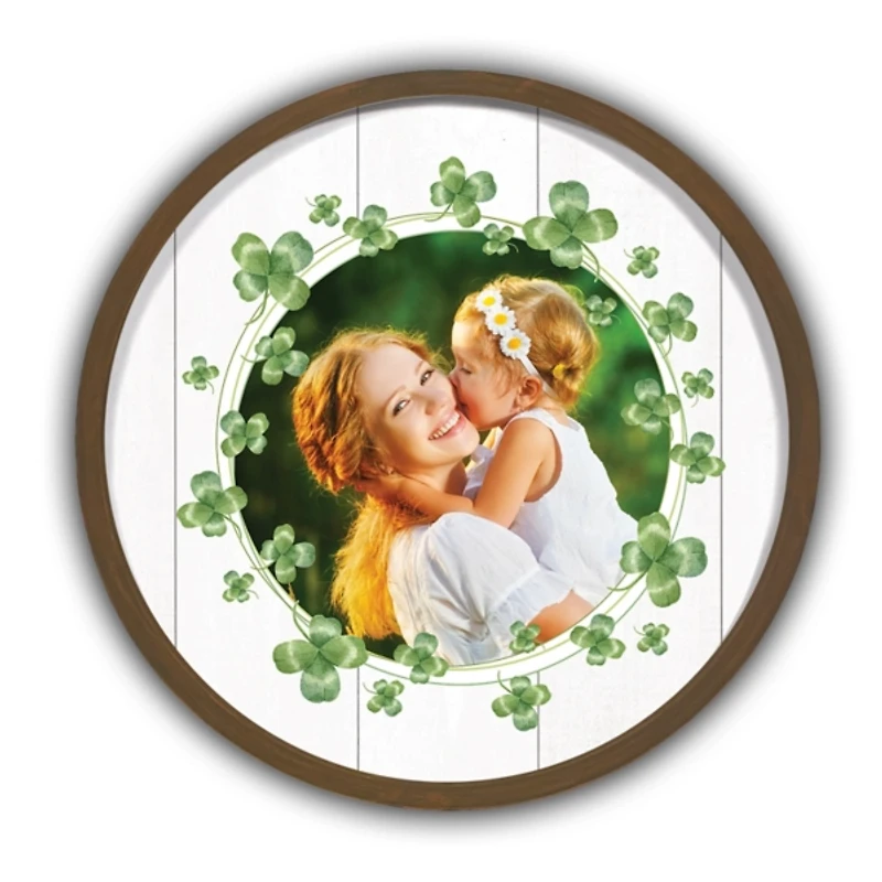 Personalized Shamrock Wreath Wall Plaque