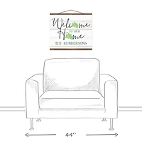 Personalized Home Clover Canvas Hanging Art Print
