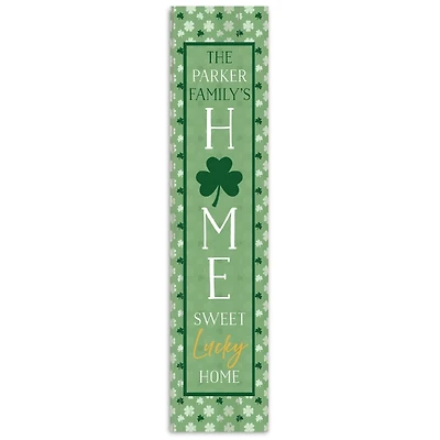 Personalized Home Sweet Lucky Home Porch Board