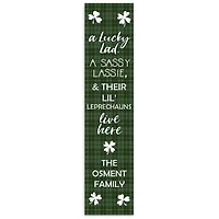 Personalized Lucky Lad & Sassy Lassie Porch Board