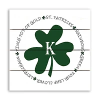 Personalized Monogram St. Patricks Day Wall Plaque