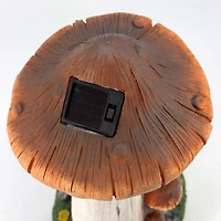 Solar Light Reading Frog Garden Statue