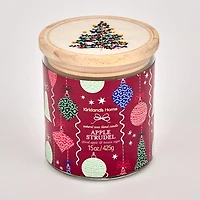 Apple Strudel Embroidered 2-Wick Jar Candle