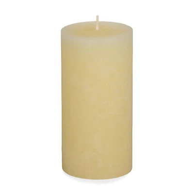 Ivory Unscented Pillar Candle, 3x6