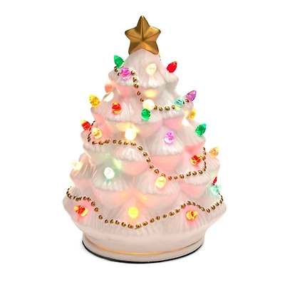 White Vintage Christmas Tree Wax Warmer