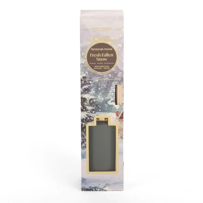 Gray Fresh Fallen Snow Diffuser Set