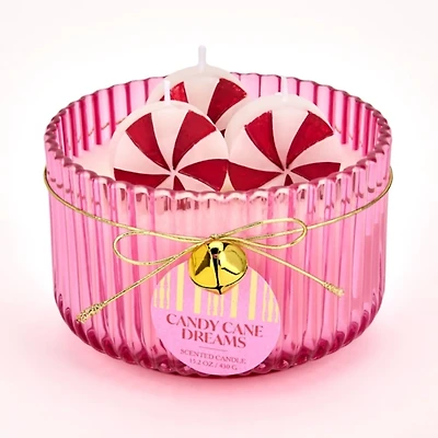 Candy Cane Dreams 3D Triple Wick Jar Candle