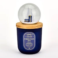 Snow Globe Blue Christmas Joy 1-Wick Jar Candle