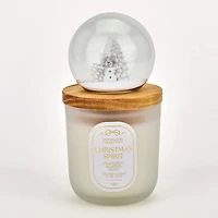 Snow Globe Christmas Spirit 1-Wick Jar Candle