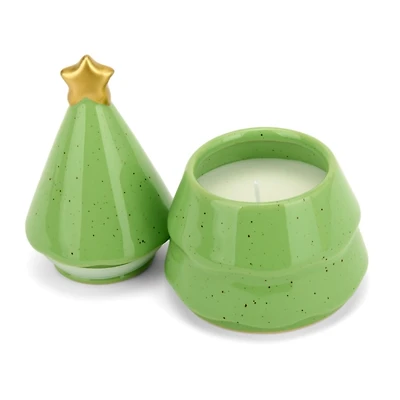 Green Christmas Tree 1-Wick Jar Candle