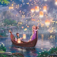 Disney Tangled Framed Canvas Art Print