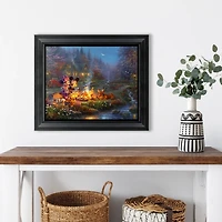 Disney Mickey & Minnie Campfire Canvas Art Print