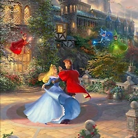 Disney Sleeping Beauty Dancing Framed Art Print