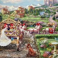 Disney Happily Ever After Framed Art Print