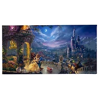 Disney Beauty and Beast Moonlight Canvas Art Print