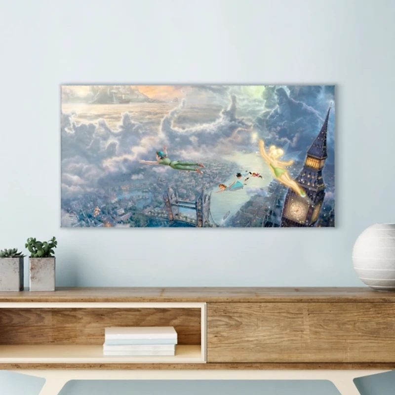 Disney Tinker Bell and Peter Pan Canvas Art Print