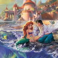 Disney Little Mermaid Canvas Art Print